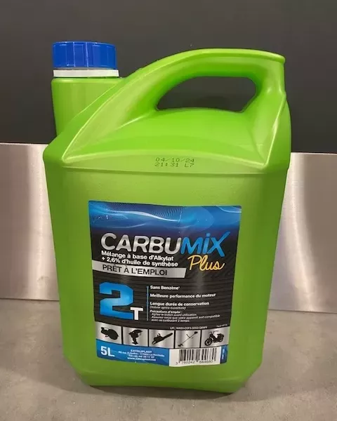 Carburant 2T 5L Carbumix Plus Mélange prêt à l'emploi